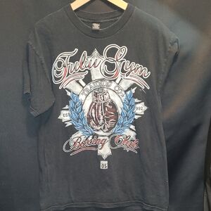 FUBU Black Boxing Club Graphic Tee Size Large